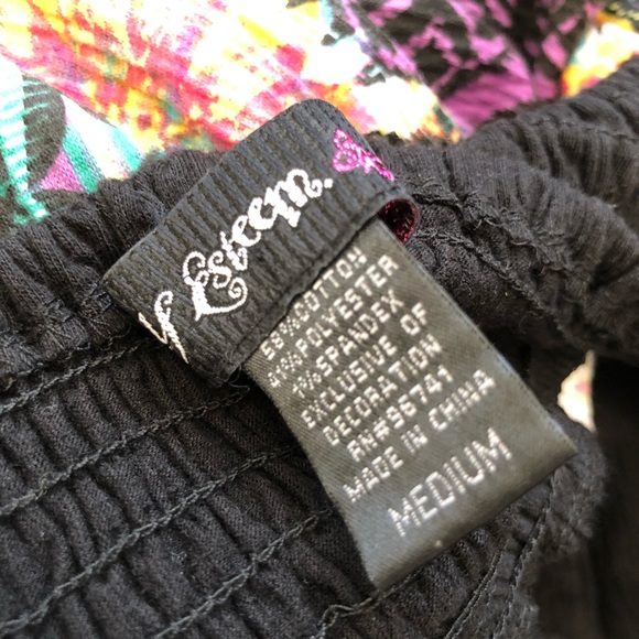 Self Esteem Sweetheart- Neck Strapless Printed Top - Picture 4 of 5